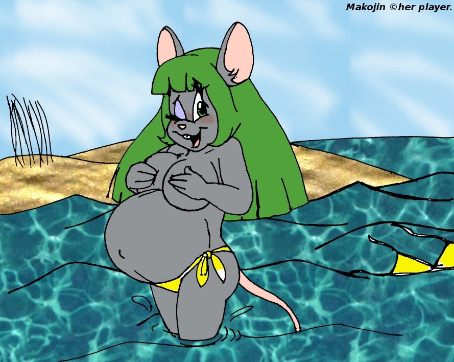 Wallaroo's Pregnant Art page 1 full
