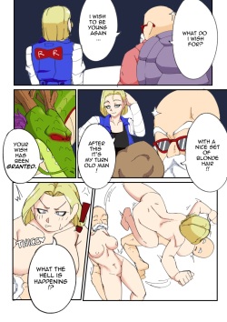 Android 18 & Master Roshi accidentally get their bodies swapped!