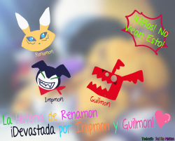 Renamon o Impmon to Guilmon ga Ryoujoku Shichau Ohanashi | La Historia de Renamon, Guilmon e Impmon