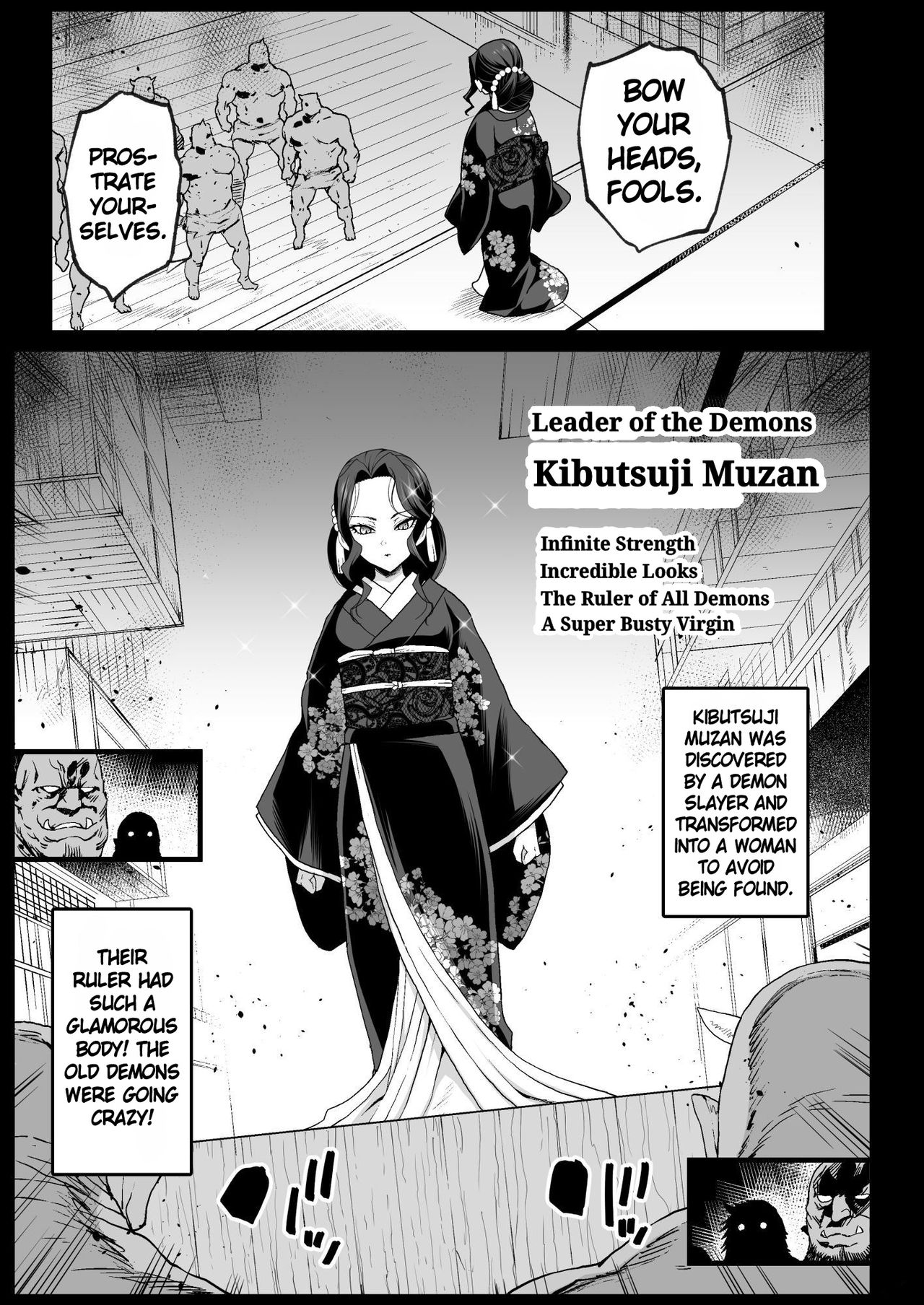 Mesu Ochi Jou Muzan-sama - RAPE OF DEMON SLAYER 4 | Making a Mess of Lady Muzan-sama - RAPE OF DEMON SLAYER 4 page 5 full