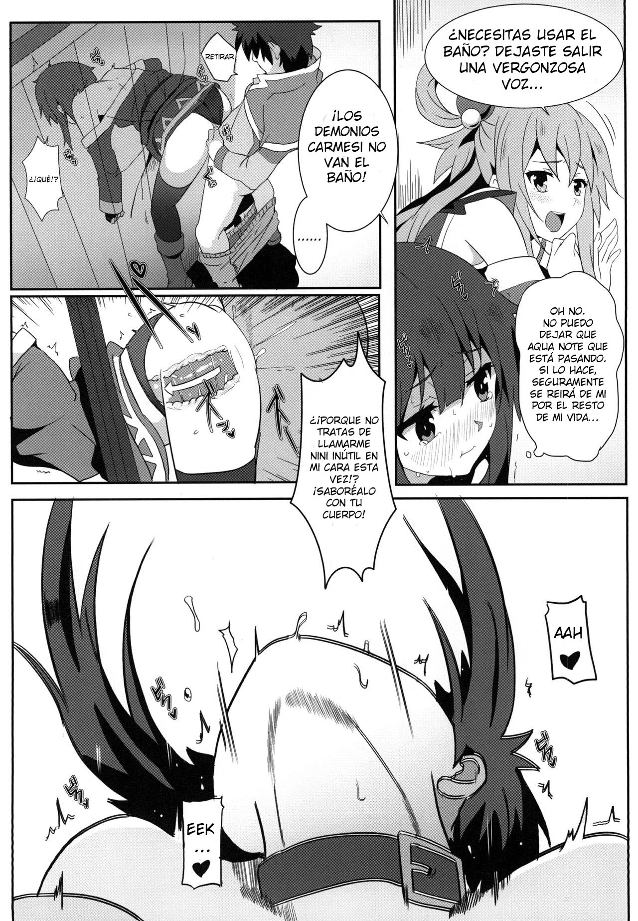 Megumin ni Kareina Shasei o! 3 | ¡Bendiciendo a Megumin con una Magnífica Explosión! 3 page 8 full
