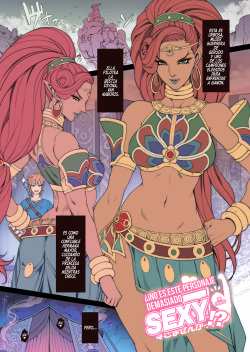 Rakugaki Ero Manga, Breath of the Wild no Urbosa-sama! | Random Porn Manga, ¡Urbosa de Breath of the Wild!