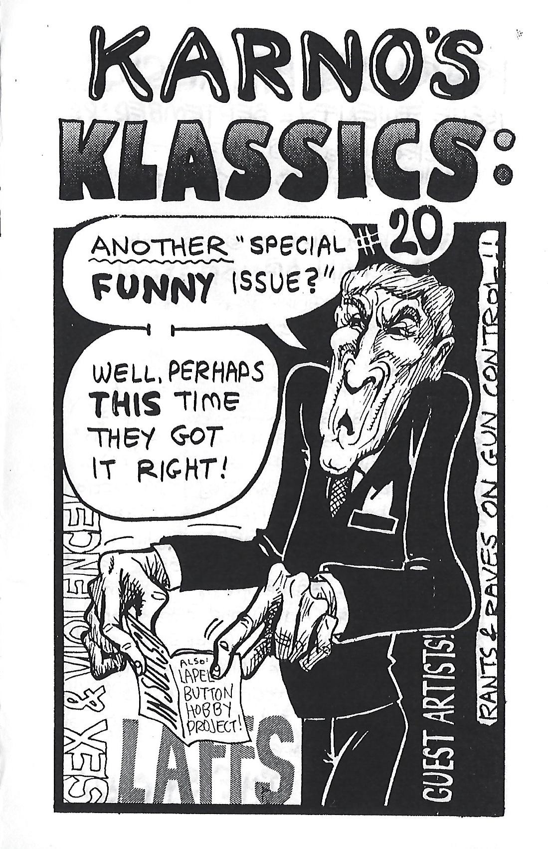 Karno's Klassics №20 page 1 full
